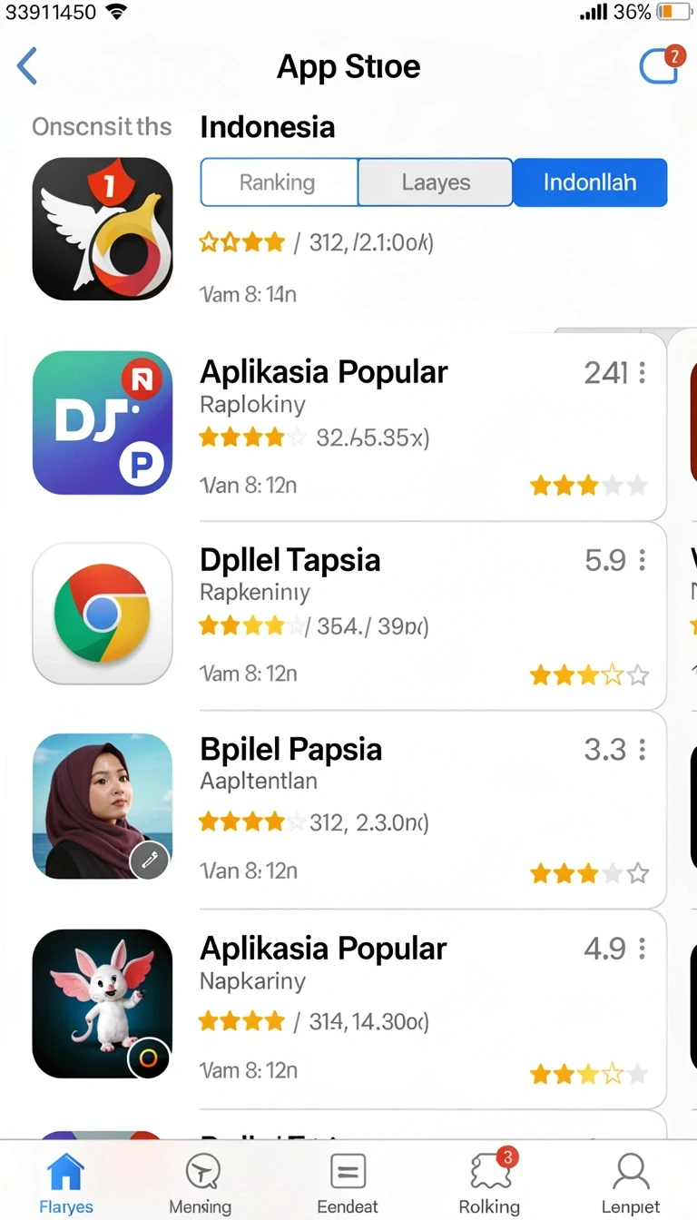 Contoh katalog aplikasi di tupaiwin